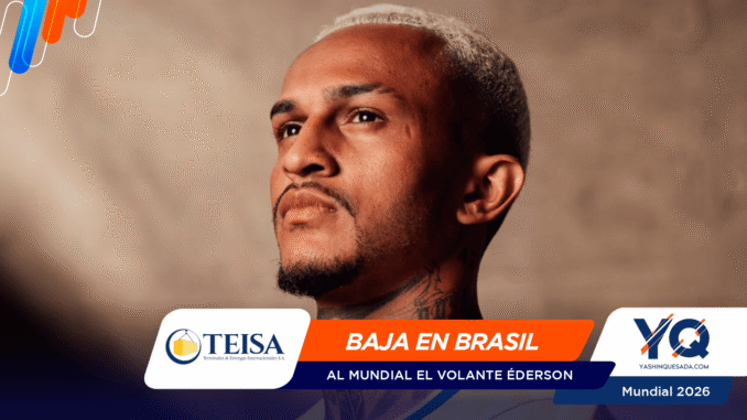 Close-up portrait of a man looking upward with a promotional banner at the bottom showing 'BAJA EN BRASIL' and sponsor logos.